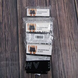 3 PACK - American Eagle NEW Mens Small Boxer Briefs Gray
